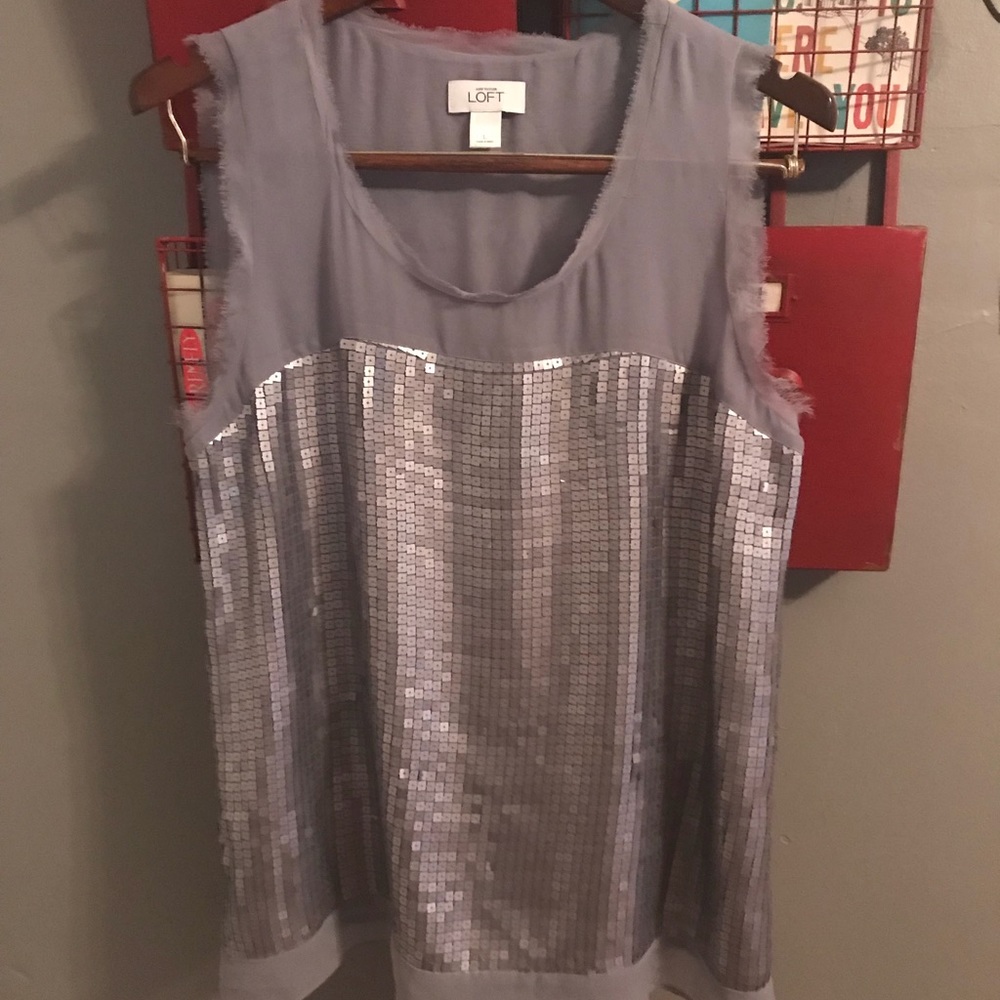 Beautiful sequin sleeveless top